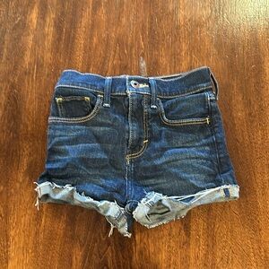 Abercrombie Kids girls Jean shorts worn once size 10